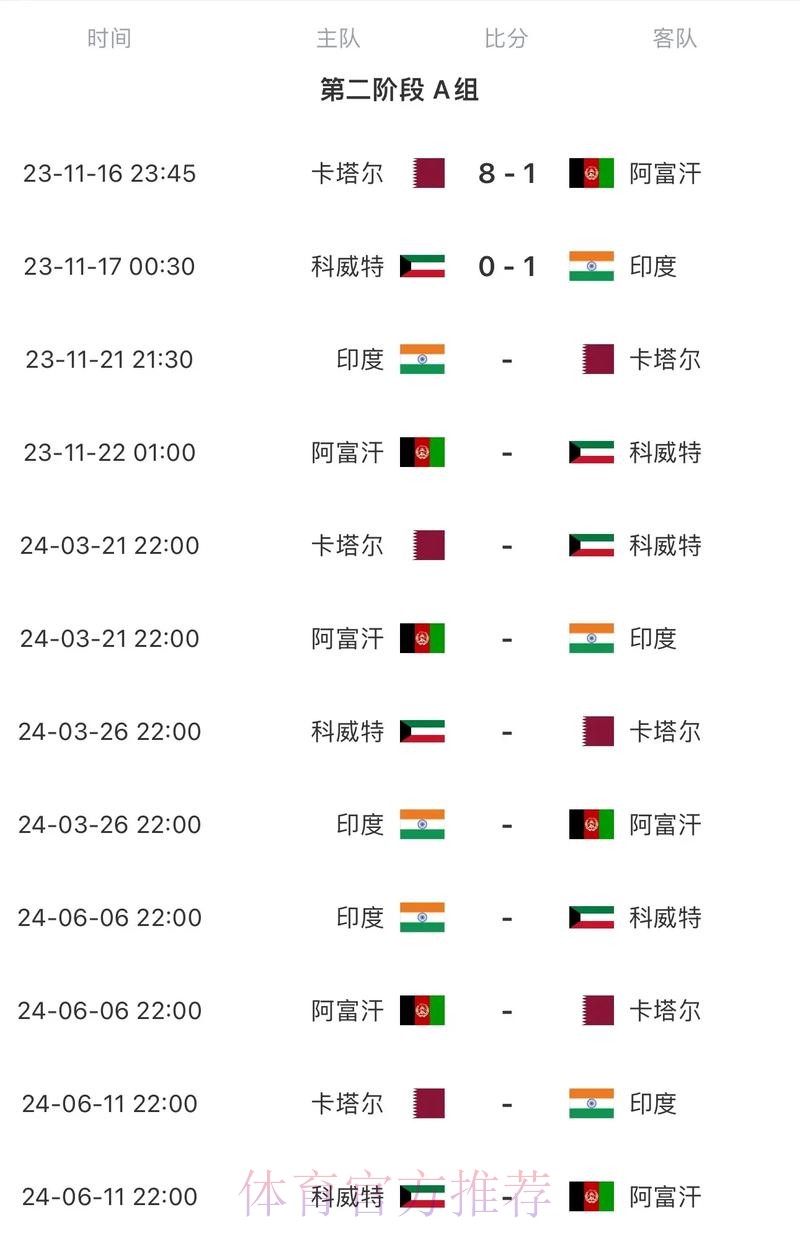 2026世界杯每日赛程今日完整安排查询入口
